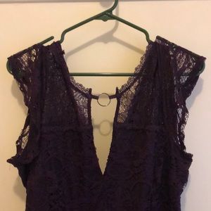 Torrid Lacy  purple dress